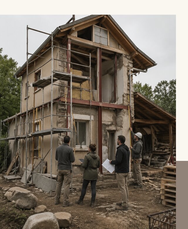 Реконструкция загородного дома под ключ в Майкопе от бюро
