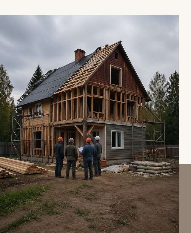 Реконструкция дачного дома в Майкопе под ключ с проектом