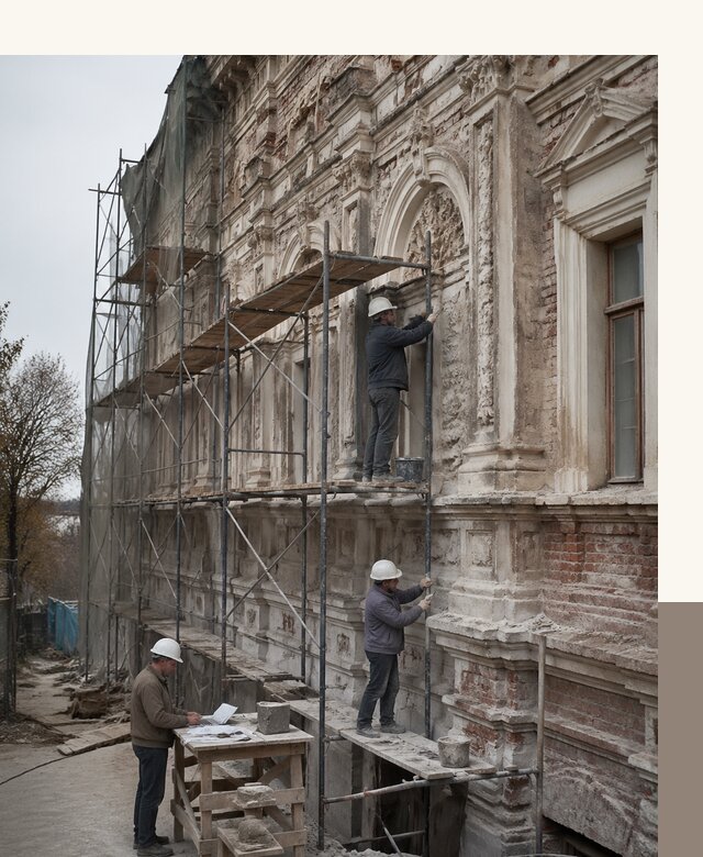 Реставрация объектов культурного наследия под ключ в Майкопе